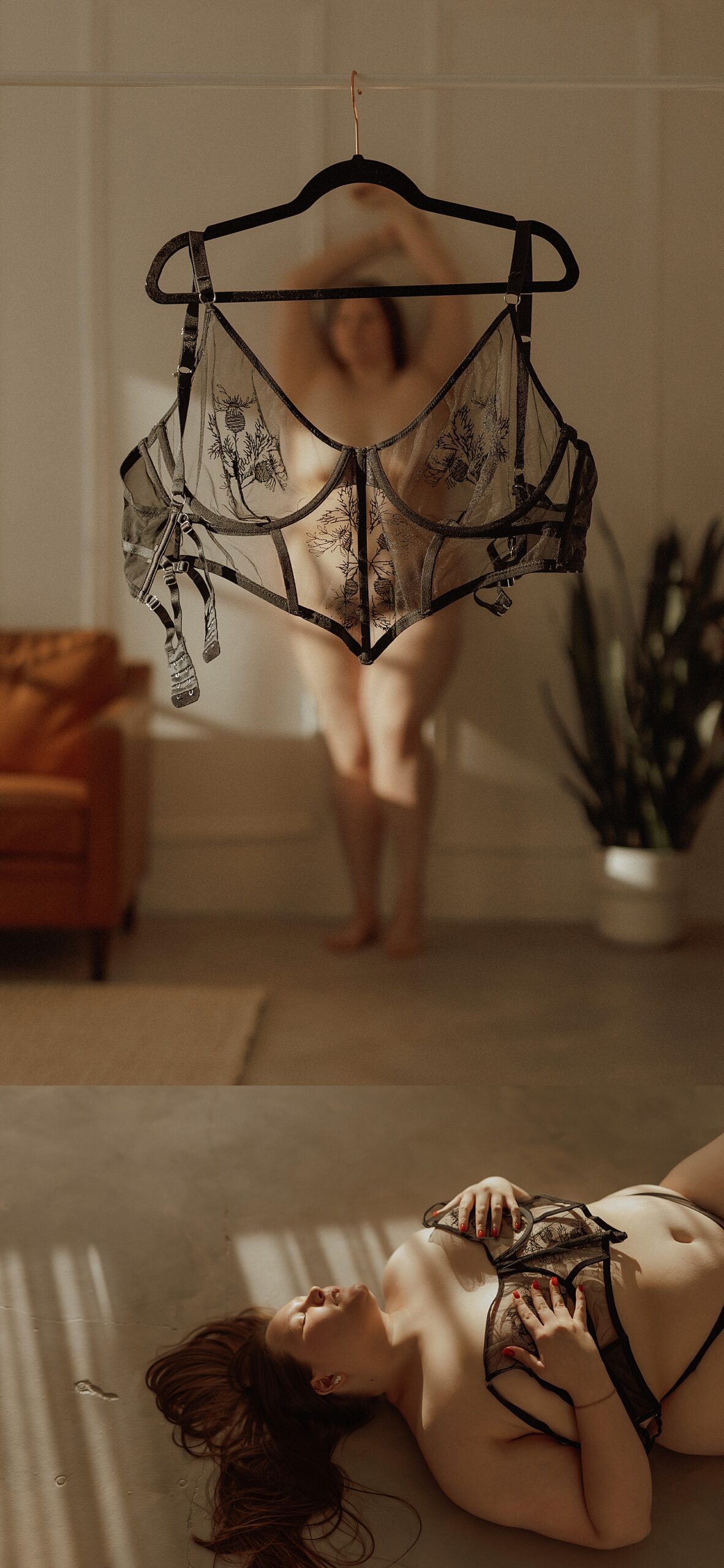 thistle and spire lingerie covering model from afar by Mary Castillo Photography